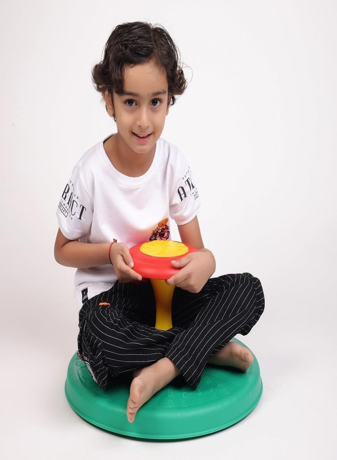 PULSBERY لعبة PULSBERY الكلاسيكية الدوارة للأطفال الصغار الذين تزيد أعمارهم عن 18 شهرًا (حصريًا على أمازون)، متعددة الألوان (لعبة دوارة للأطفال) - Image 1